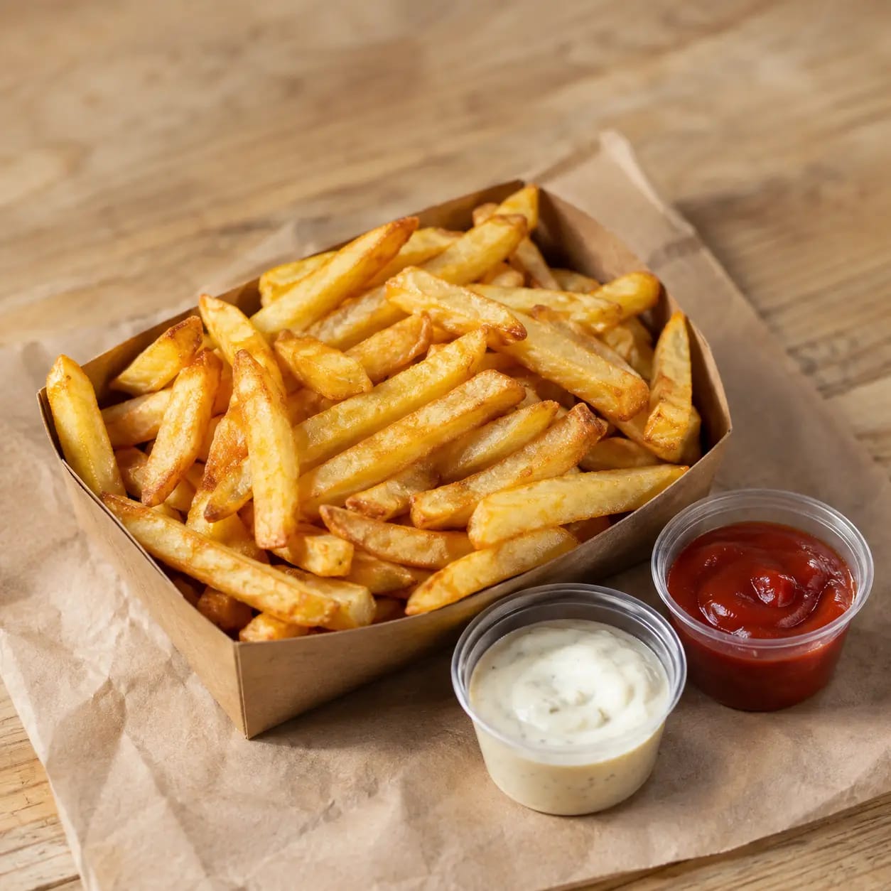 Frites moyennes