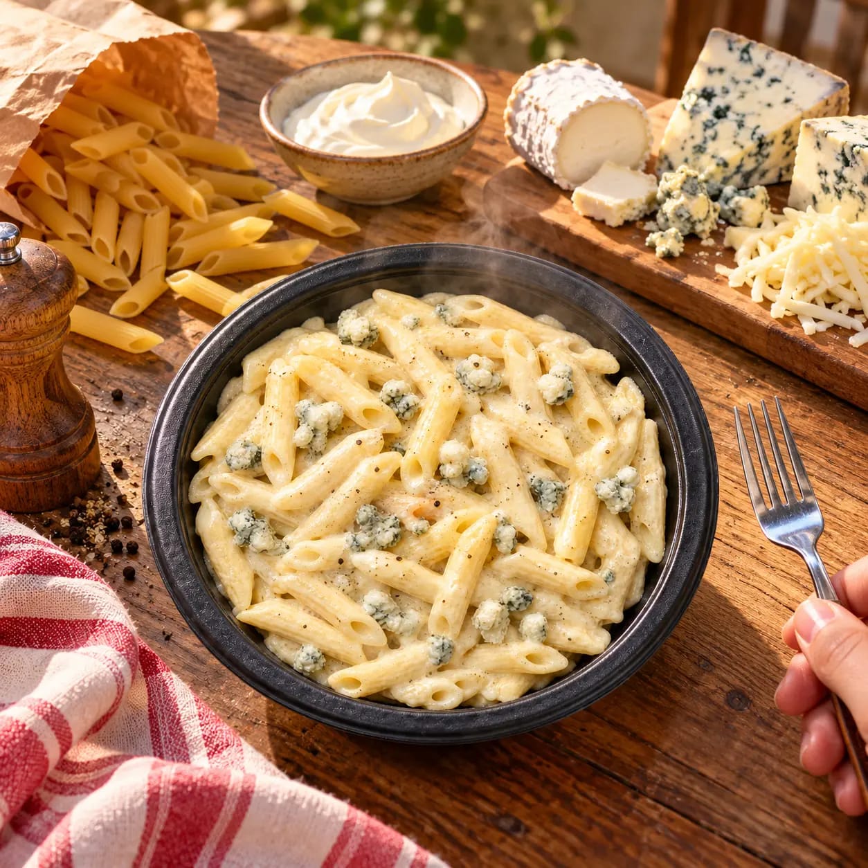 Pâtes 4 Fromages
