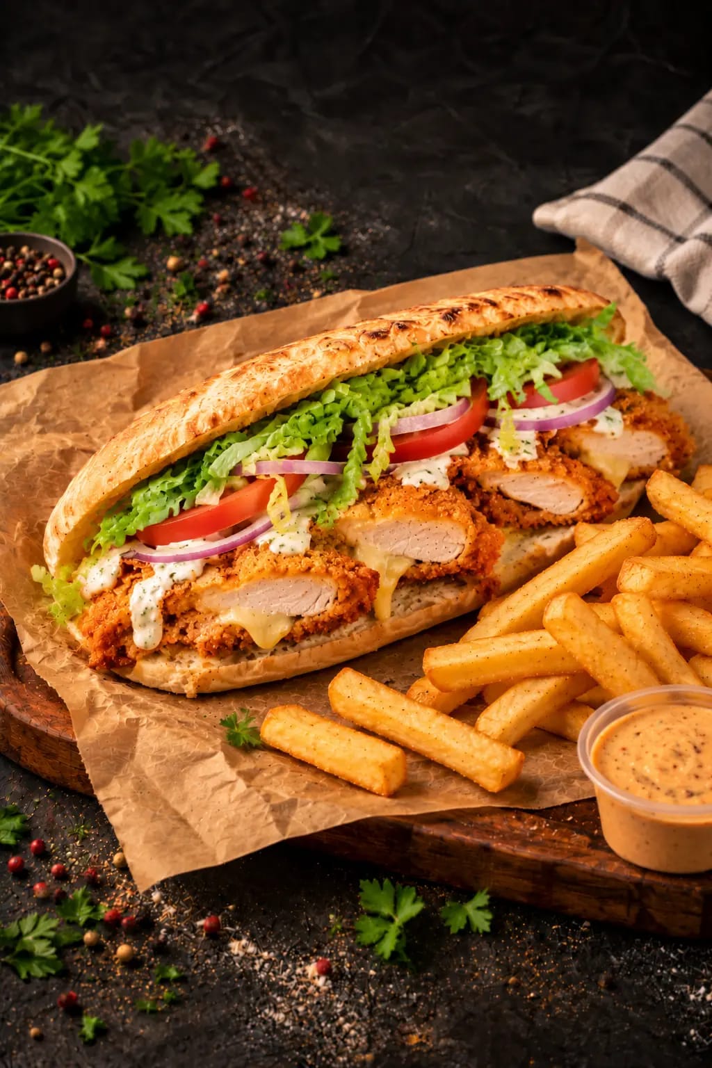 Cordon bleu Frites