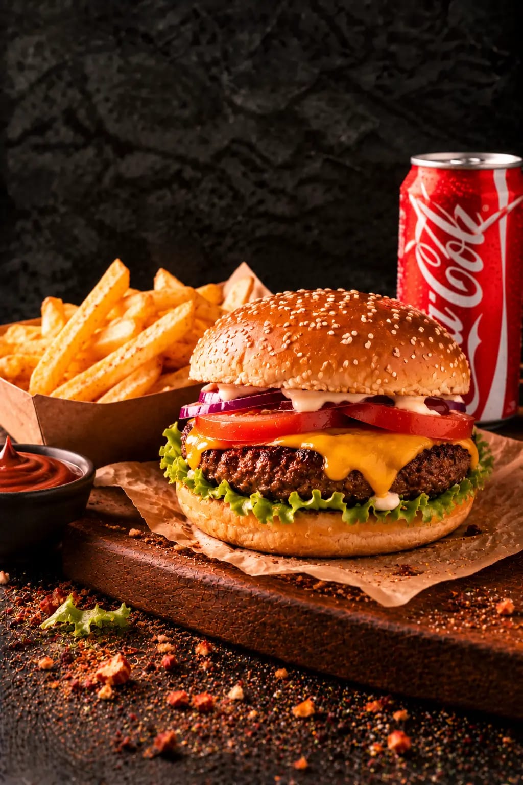 Menu Burger + Frites + Boisson