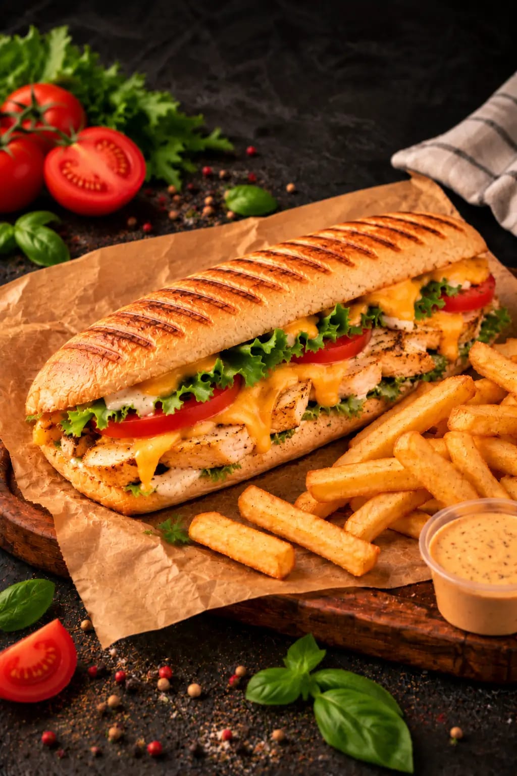 Poulet / Cheddar