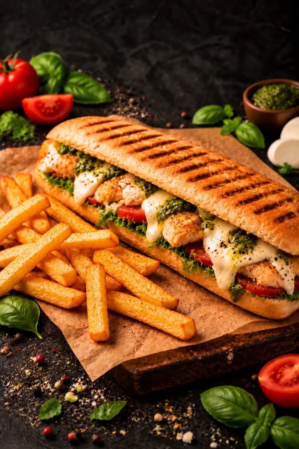 Poulet / Pesto / Mozza