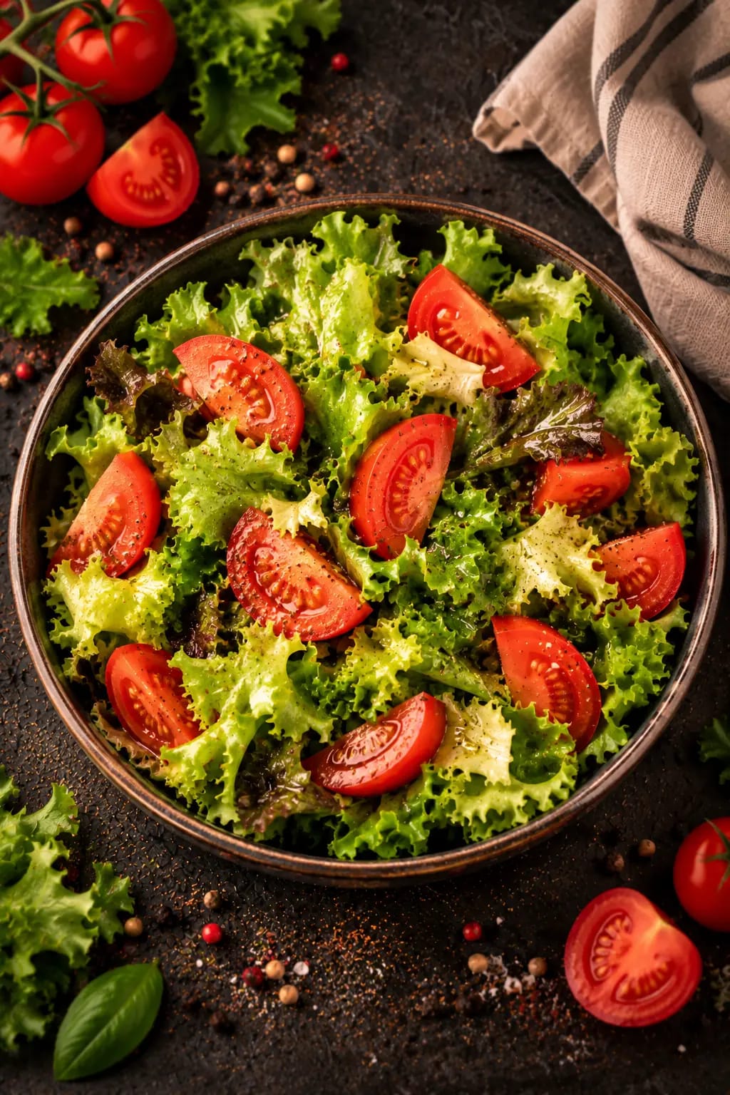 Salade verte / Tomates