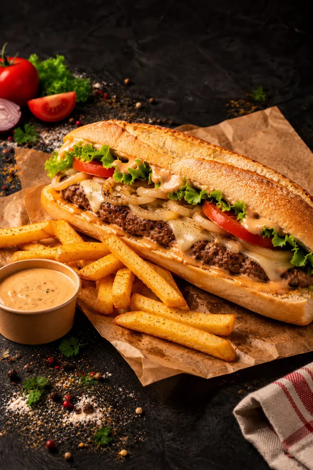 Steak haché Frites